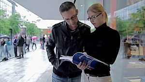 Nerdy teen can't focus on reading because she is horny Nerdy teen can't focus on reading because she is horny