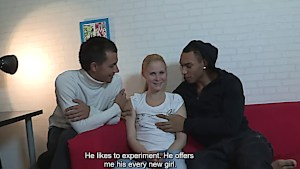 Blonde works on cumming as much as she can for money Blonde works on cumming as much as she can for money