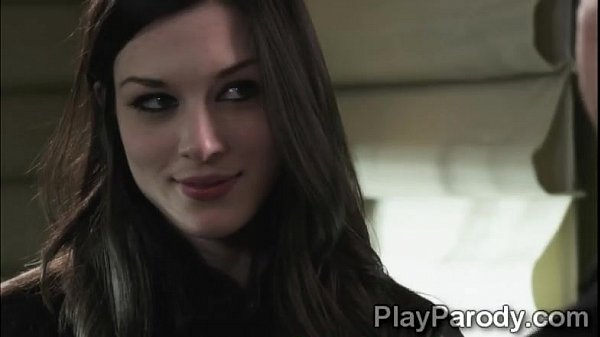 Brunette top model gets split twice by a horny fan Brunette top model gets split twice by a horny fan