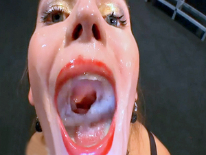 Hot Viktoria is really into bukkake