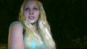 Fucking a stranger in public at night