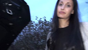 Coco Kiss gets help with her broken car and wet pussy