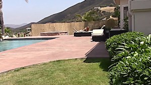 Sexy trespasser Lyra Louvel gets fucked