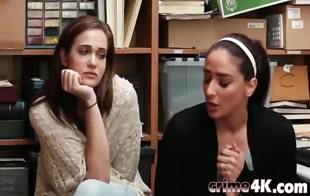 Stealing euro beauties get their cunts punished hardcore