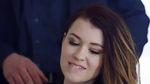 Sexy Misha Cross rides a fat cock