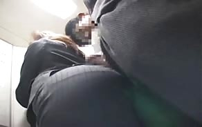 free Japanese Lady in Elevator