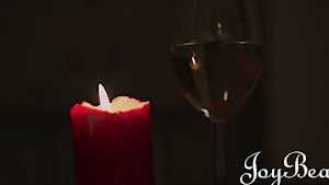 Tiffany prepping for a special evening