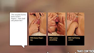 Sexy bunnies fisting each other