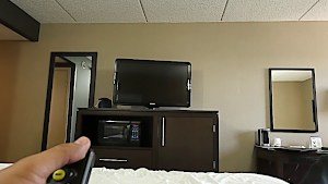 Playful brunette makes porn debut