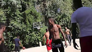 Melissa Moore sucks several BBC's at once