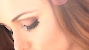 Babe in stockings goes for a ride on big dick