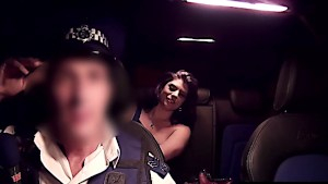 British whore fucked by cop