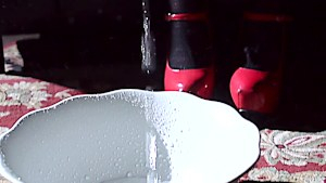 Lezdom Krissy Lynn dominating cute latex sub