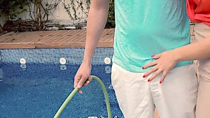 Hot Russian MILF spreading legs for big cock