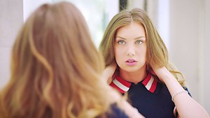 Beautiful Russian girl fucked by her sister's BF