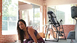 Latina MILF Reena Sky fucking at the gym