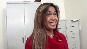 Asian girl concerned about her small tits