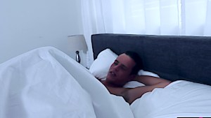 Short-haired sister gets deeply penetrated by her brother