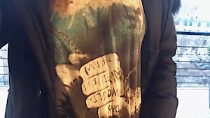 Amateur teen loves the feel of her fingers inside her hairy pussy