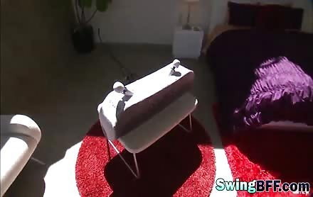 Blonde brunette babes swinger amateur reality show