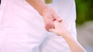 Hot slut fucking a hotel waiter