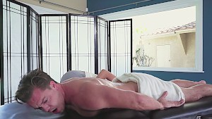 Sexy masseuse tries the client's hefty dong