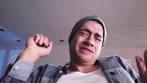 Hot ghost girl dominates wanking teen