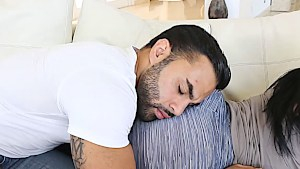 Cuban babe throws her ass in a circle on a cock