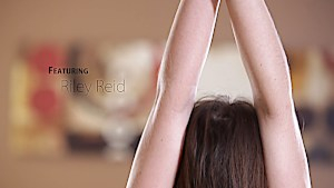 Riley does yoga her own way