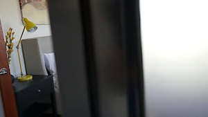 Early bird catches the horny stepsister on the crime scene