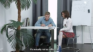 Horny school girl loves fucking more than learning