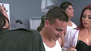 Alektra's cock inspection