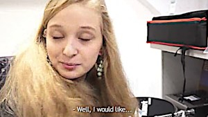 Beauty ready to make her first film of a good fucking