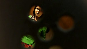 Schoolgirl covered in pee after pleasing cock