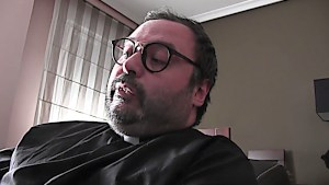 Cumming a nun's mouth