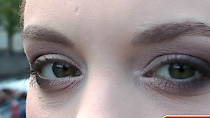 Russian with huge honkers gets assfucked