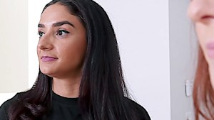 Hard pounded redhead teen stepdaughter calls her daddy's name