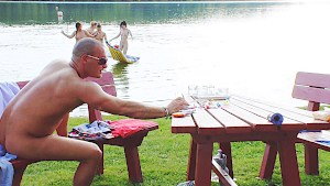 Lucky guy having a good time at the lake pt 4