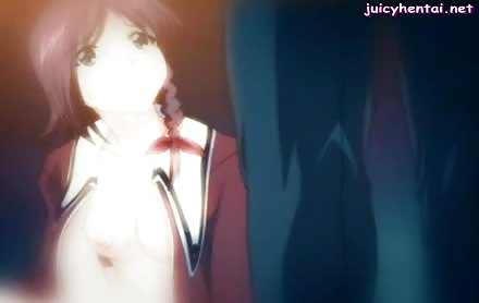 Anime lesbians tribbing and kissing