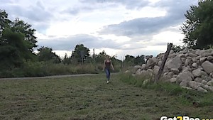 Kinky girls love the feeling of peeing in public