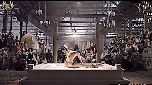 Cutie Kate Moran exposing her small titties in public