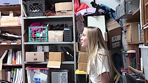 Catholic teenager fucked for shoplifting