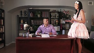 Dressed up Marley used as sexy fuck toy