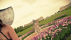 Incredible babe Jeny Smith posing in a expensive mansion