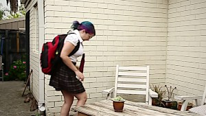 Hairy schoolgirl bullies