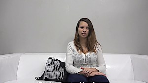 She might be a newbie but her D size tells a different story