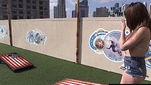 Amateur babe Joseline rides a dick like a veteran professional