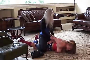 We did a little role playing and added in some bondage for good luck