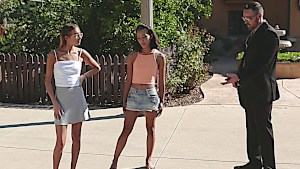 Confused teens end up nailed by a massive dong