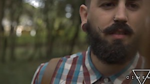 Glamorous outdoor sex